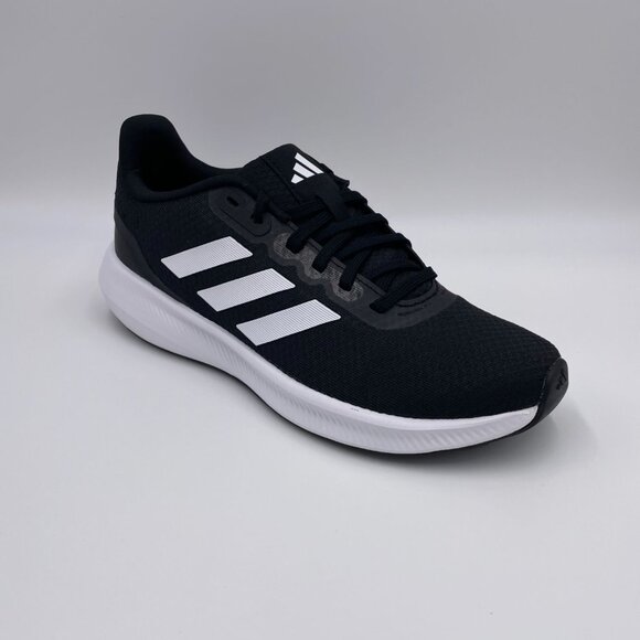 adidas Runfalcon 3.0 Black / White Womens Shoes - Picture 7 of 8